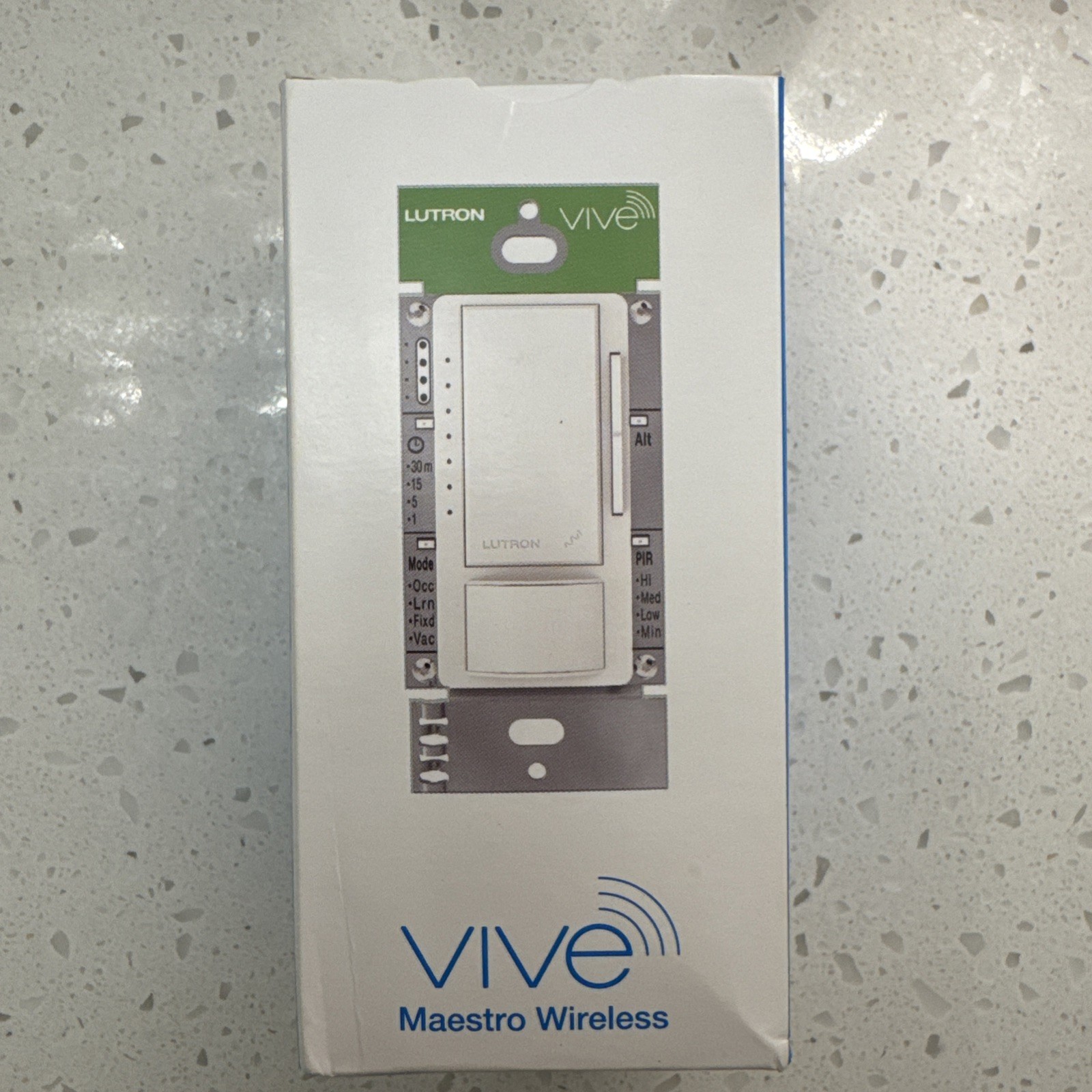 Lutron RF 0–10 V Occupancy/Vacancy Sensor Dimmer - White (MRF2S-8SD010-WH) gallery