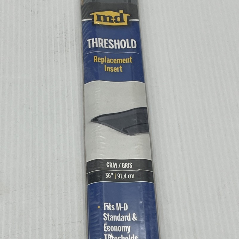 M-D Threshold Replacement Insert Gray Vinyl 13466 36”/ 91,4 Cm {C5} gallery
