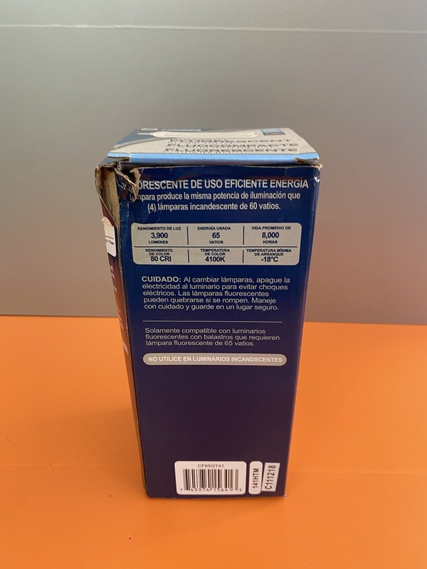 Lithonia CF65QT41 Compact Fluorescent E26 Medium Base Bulb 65W gallery