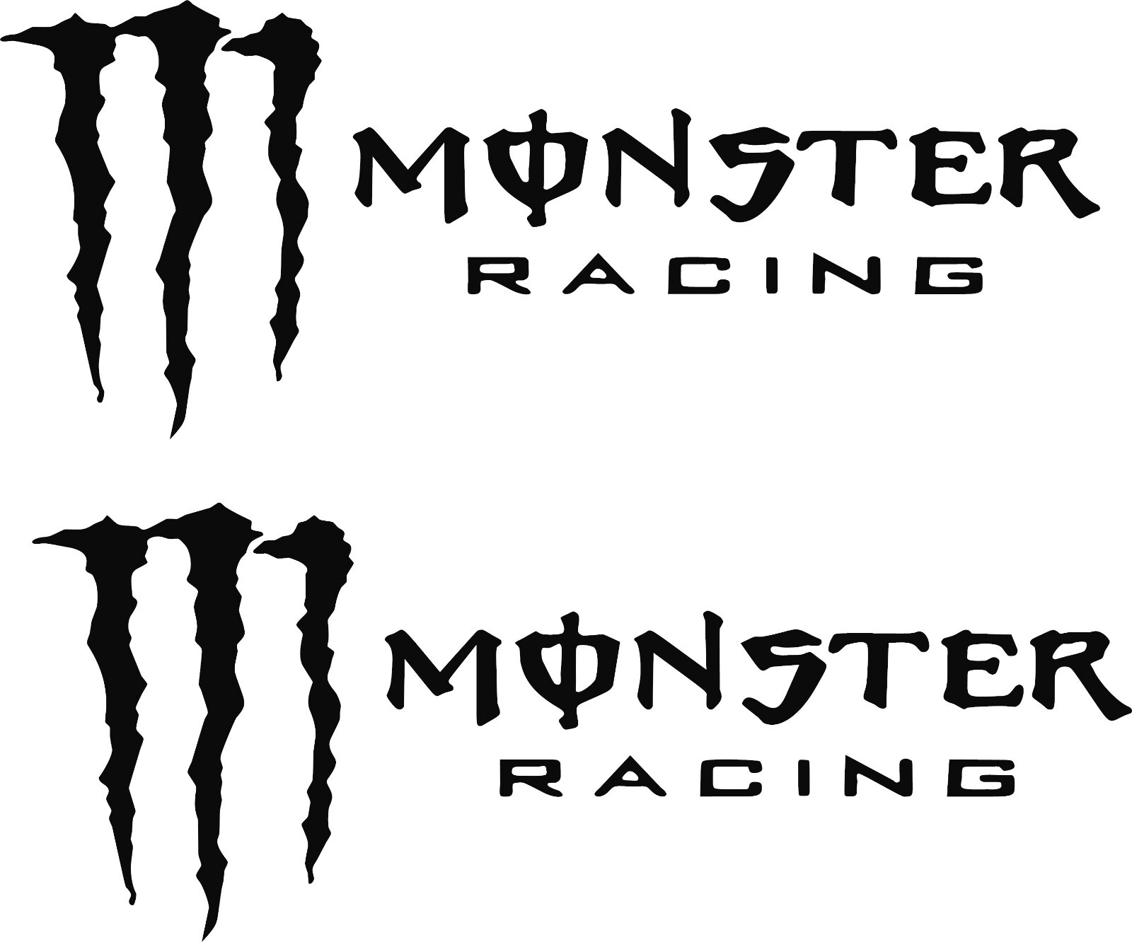 MONSTER RACING - Vinyl Die-Cut Decals Buy 1 Get 1 Free gallery