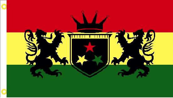 JAMAICA Rasta Flag Rasta Two Lions flag New 5x3 Feet Polyester gallery
