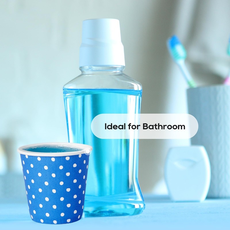 600 Pack 3 oz Paper Cups for Bathroom, Small 3 Ounces, JP-3-ZB02-600-BD gallery