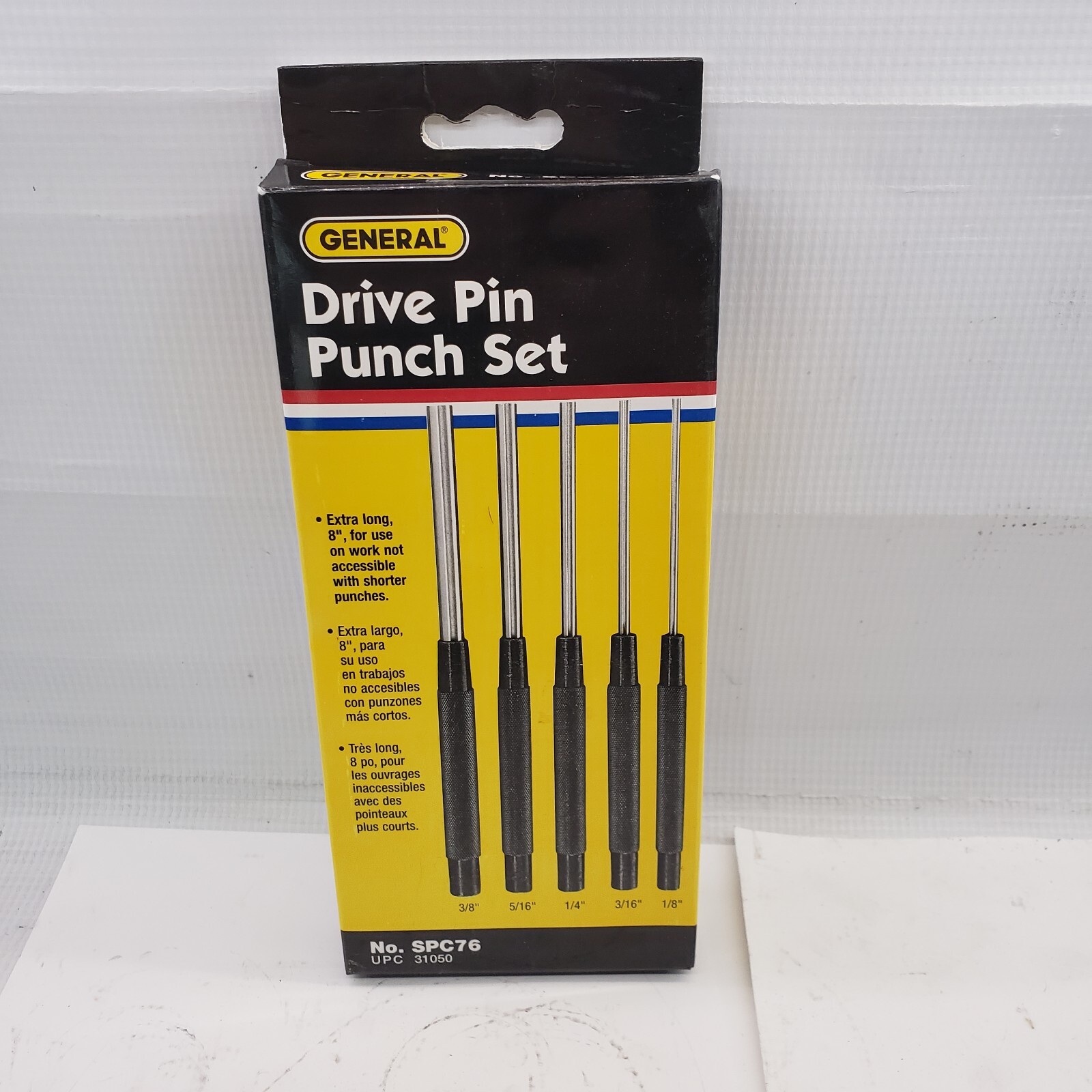 PIN PUNCH 5 PCS EXTRA LONG DRIVE PIN PUNCH SET SPC76 MADE IN USA BRAND NEW gallery