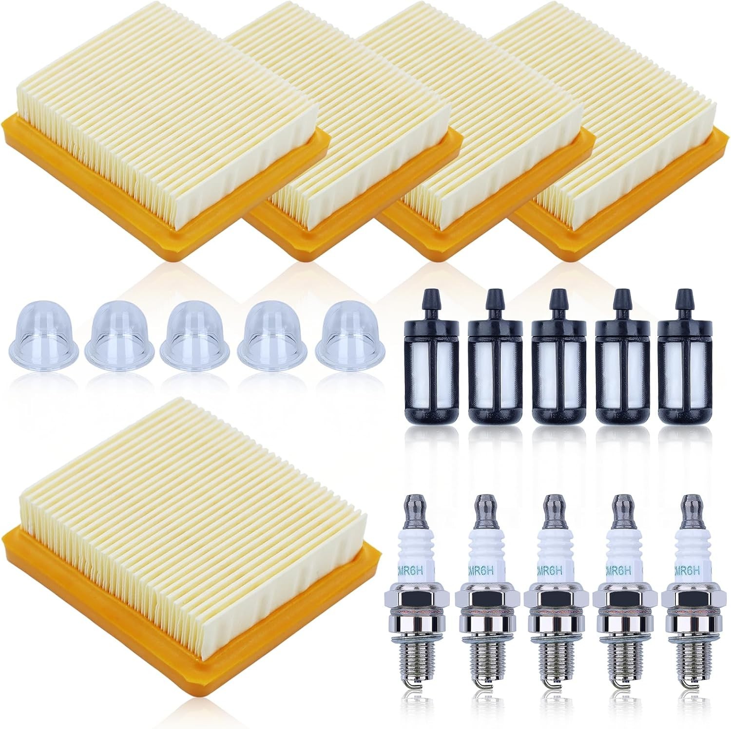 5PCS Air Filter Tune Up Kit For Stihl FS91 FS91R FS111 Trimmer 4180 141 0300 US gallery