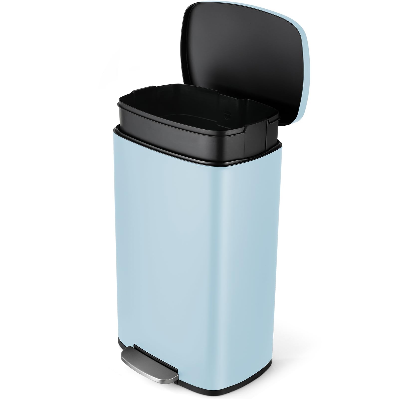 Comfycorner 8 Gal Kitchen Trash Can 30L Recycling Or Garbage Bin Brushed gallery