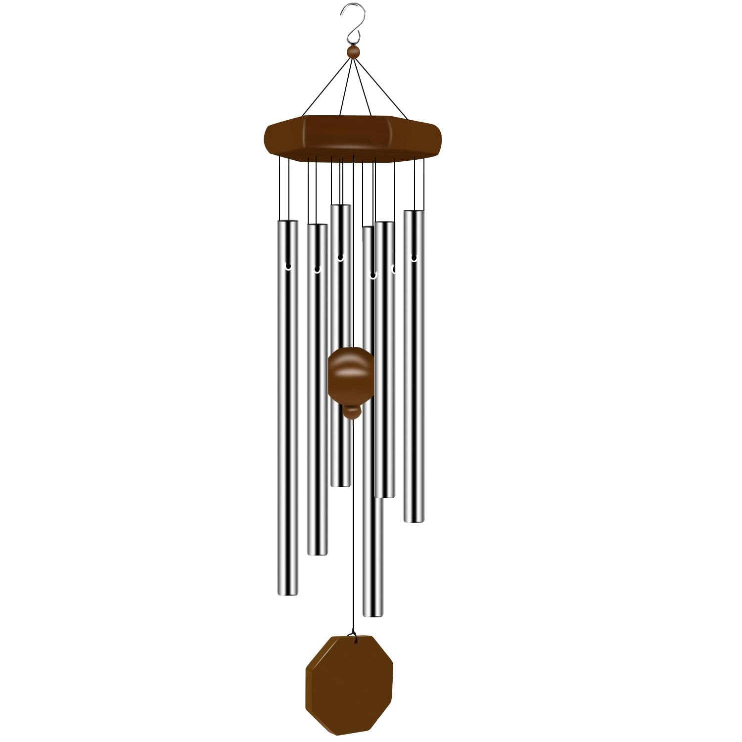 Wind Chimes for Outside, Outdoor Deep Tone with 6 Tuned Bronze gallery