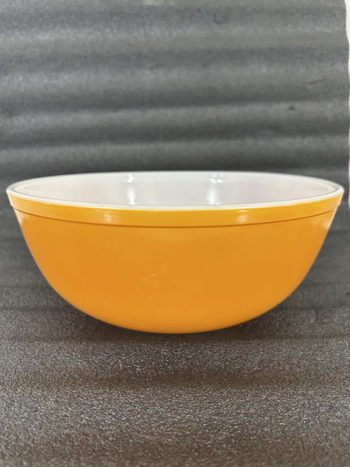 RARE Vintage Pyrex 4 qt # 404 Large Orange Friendship Mixing Nesting Bowl 10" S gallery
