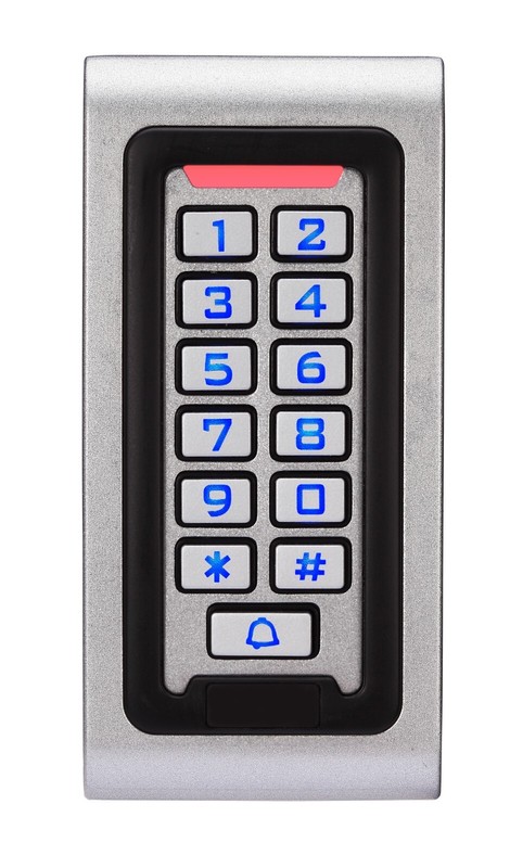 Access Control Keypad Stand Alone Door Metal Wired Password Pin Code Security gallery