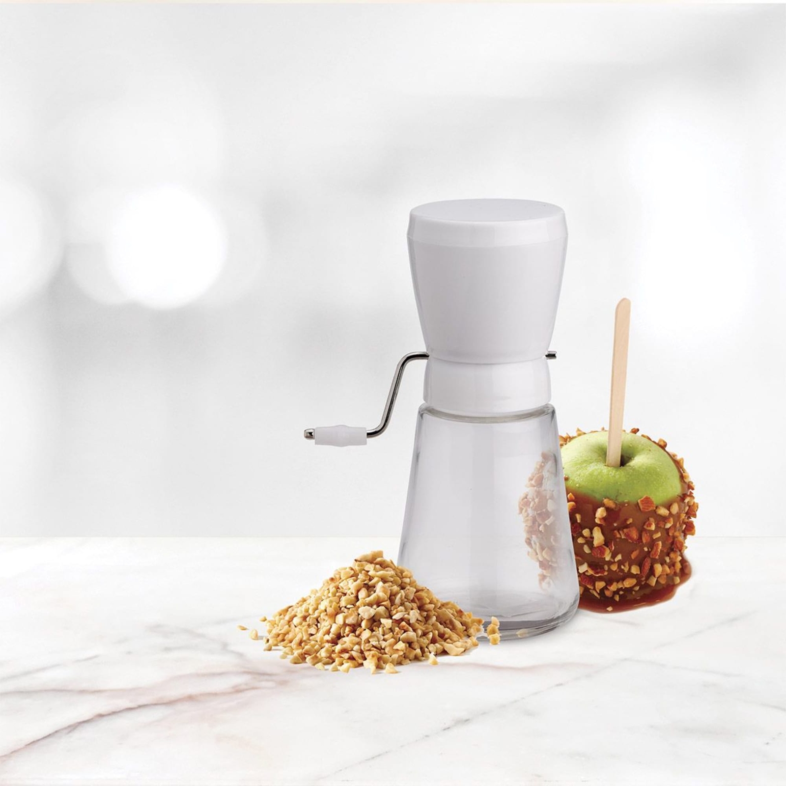 Nut and Chocolate Grinder and Chopper Stainless Steel Blades Glass Jar 1 1/4 Cup gallery