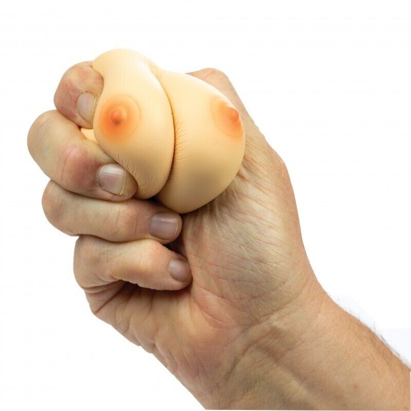 STRESS BREASTS Squeeze - Squeezable Boobies Boob Relief Adult Novelty Gag Toy gallery