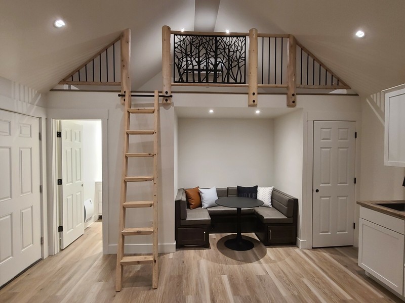 Ladder Hardware Kit - MAKES YOUR LADDER STAND UP! Library Loft Cabin gallery