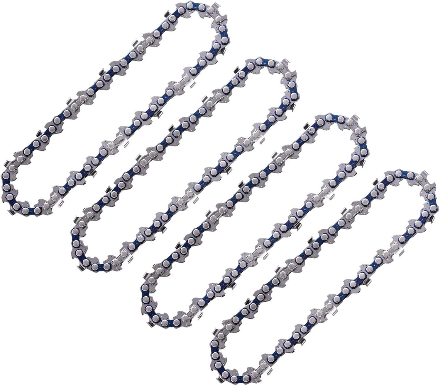 4 Pcs 4 Inch Chainsaw Blade, Mini Chain Replacement, Portable... gallery