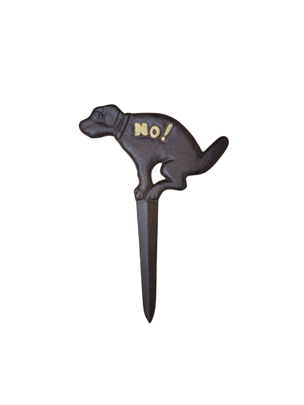 Rustic No Dog Pooping Yard Stake Sign Pet Waste Pee Clean Up gallery