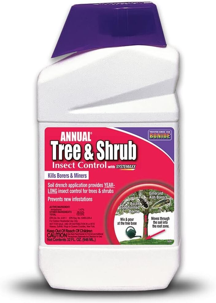 Bonide Annual Tree & Shrub Insect Control with Systemaxx, (32 oz Concentrate) gallery