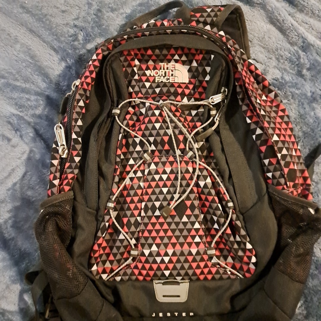 The Northface Jester Backpack Red/Gray