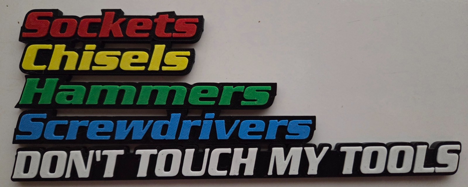 Magnetic Tool Box Labels – Drawer Organizer Magnets – SAE Metric – Made in USA gallery