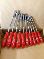 Vessel 4100 Power Socket nut driver 10 piece set Hexagon 5mm-13mm made in Japan