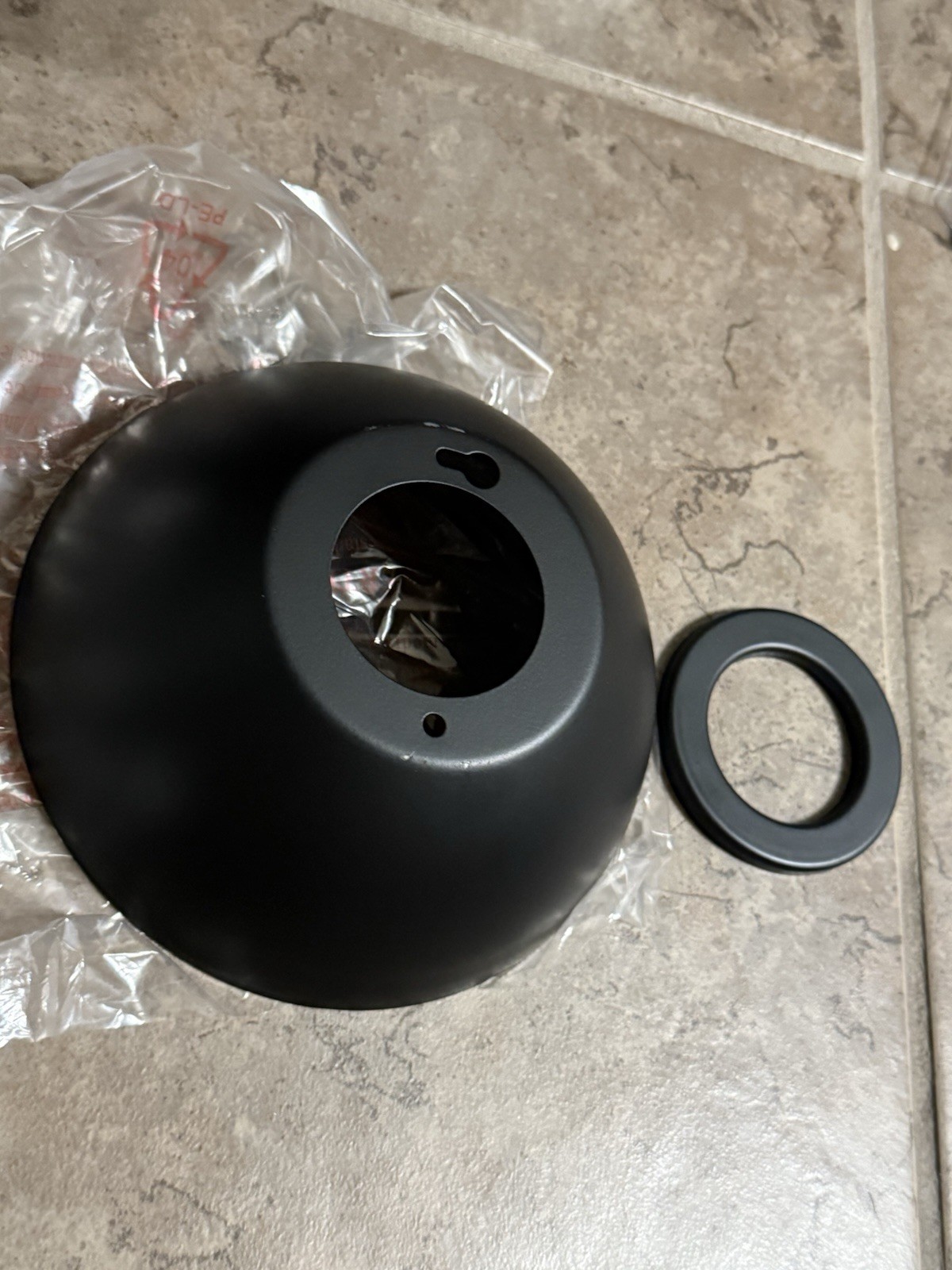 Canopy & Ring FOR Merwry 52in Fan Black 1001236066! gallery