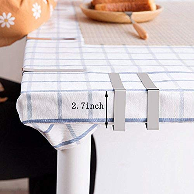 Extra Large Table Cover Cloth Clamps Tablecloth Clips Home Party Picnic Set of12 gallery