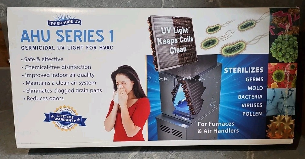 AHU Series 1 Germicidal UV Light System HVAC Air Purifier TUV-200D-1 - READ ALL! gallery