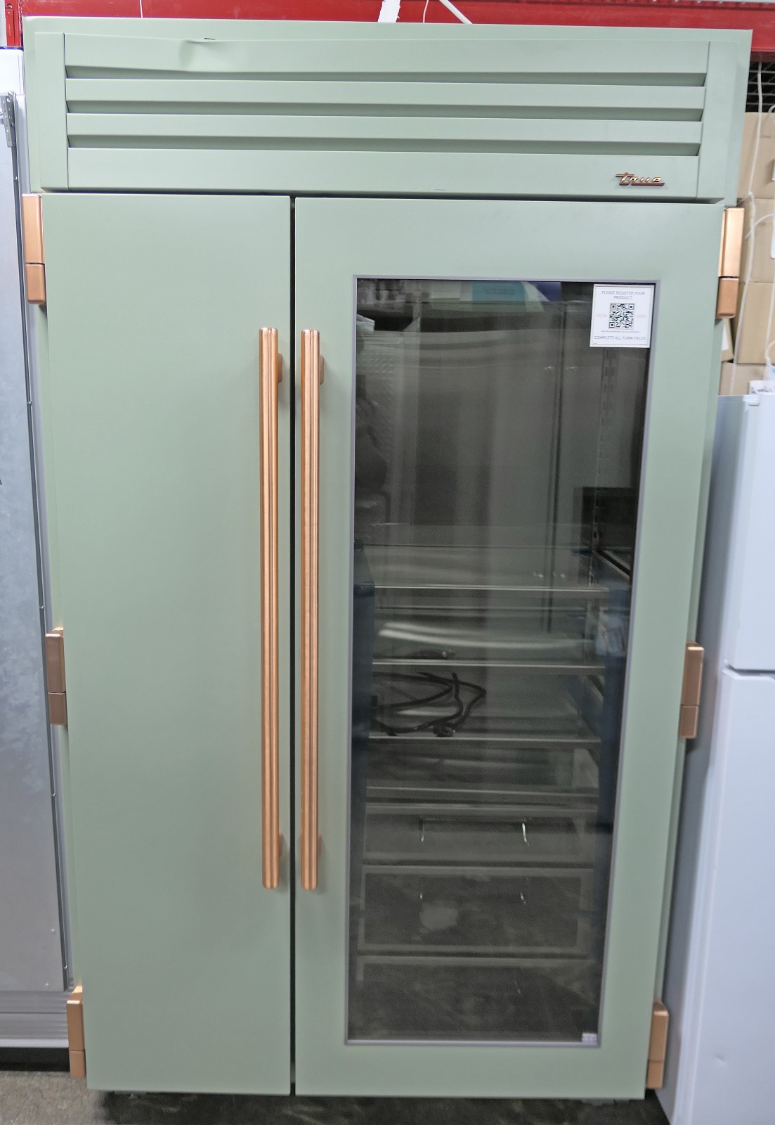 True TR48SBSSGC129H03 48" Built-In Side by Side Refrigerator 30.1 cu. ft. Sage gallery