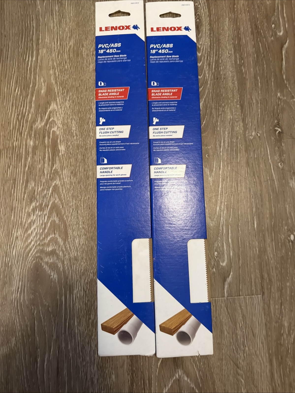 2 Pack Lenox 18" PVC/ABS Plastic Pipe Replacement Saw Blade 20981 20981HSB18 gallery