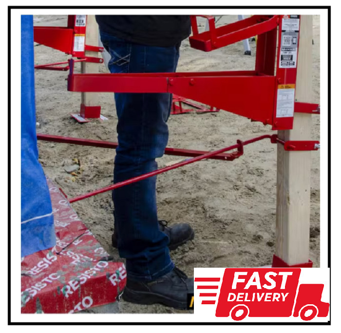 MetalTech Steel Pump Jack Brace Portable Scaffolding 37-1/4 W X 34 D X 4 In. H gallery
