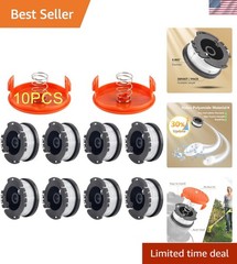 Complete 10-Pack Weed Eater String for Black+Decker – Easy Automatic Replacement