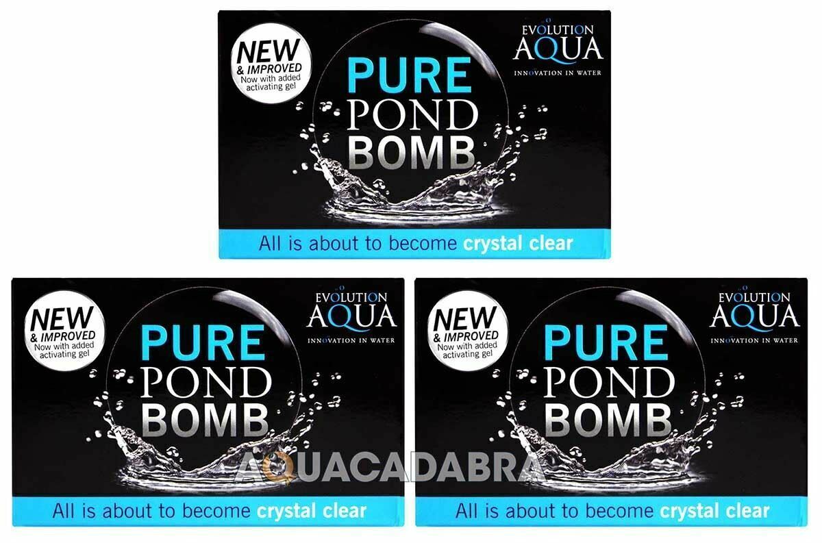 3 Pack Evolution Aqua Pure Pond Bomb Water Clarity Pond Bomb Gel Ball gallery