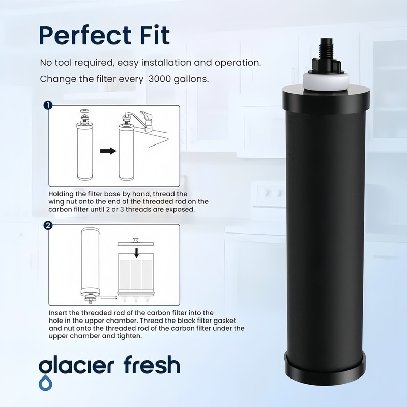 2 Combo, Authentic Black Berkey Filters, PF-2 Fluoride Water purifiers & filters gallery