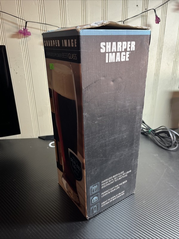 Sharper Image Oversized Pilsner Beer Glass 55 Oz MUG gallery
