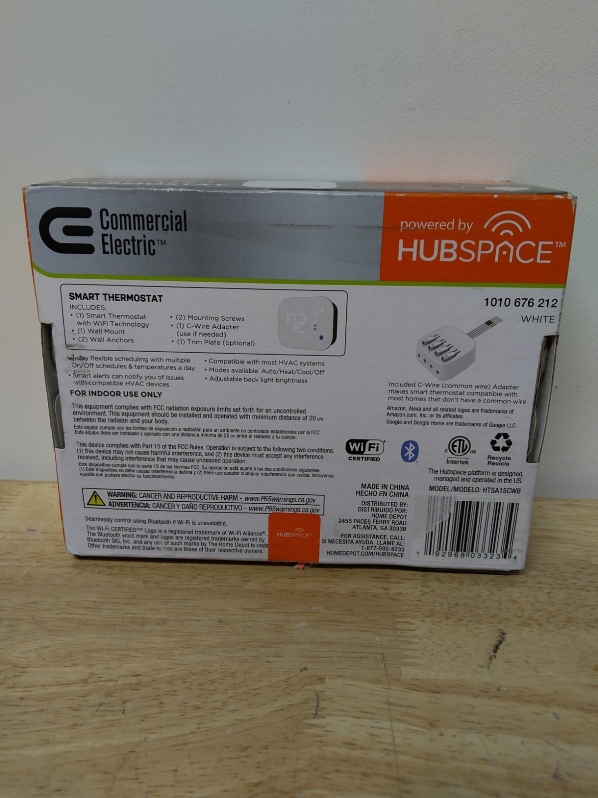 CE Wi-Fi and Bluetooth Smart Programmable Thermostat Powered by Hubspace gallery