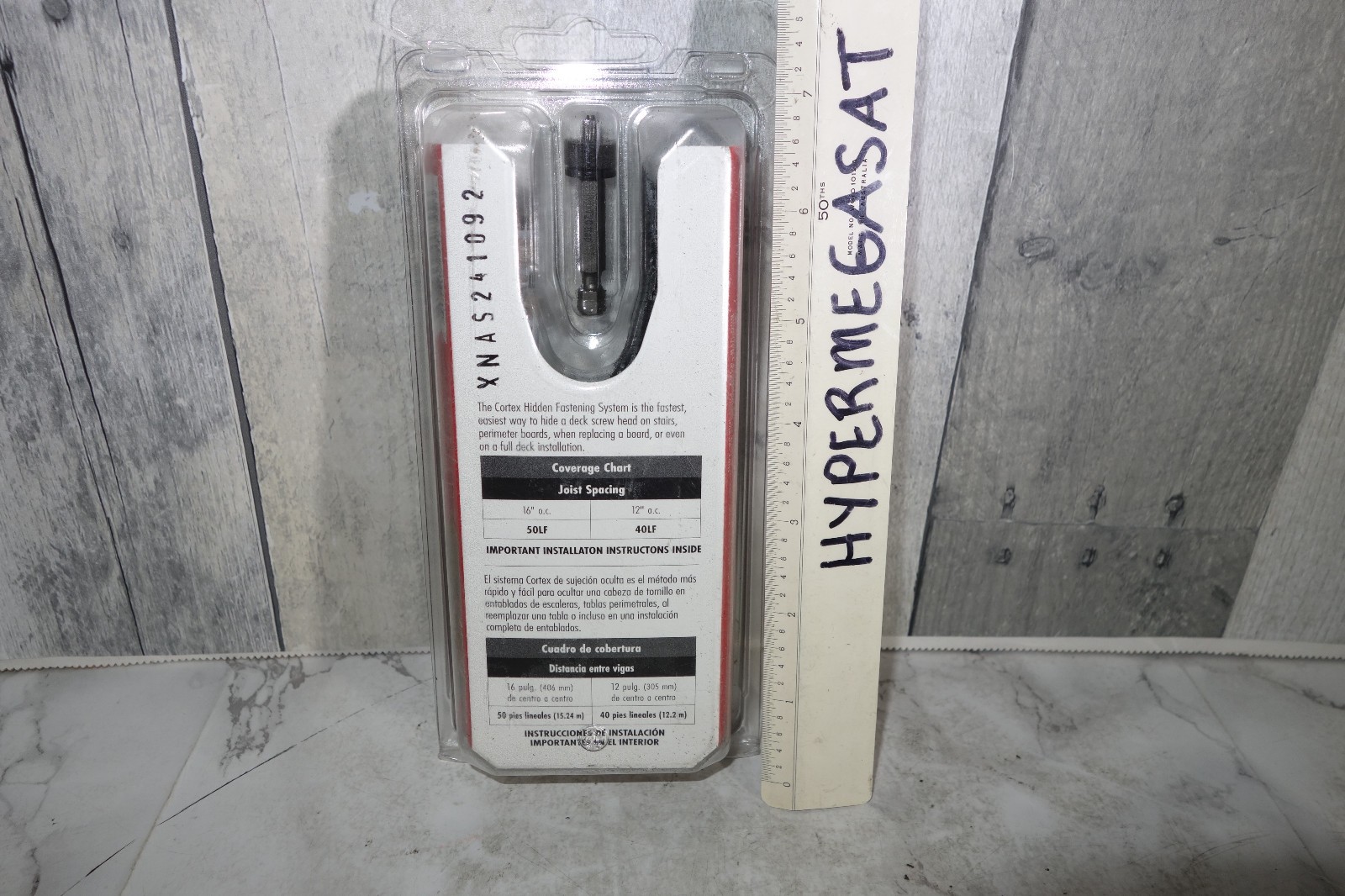 FastenMaster Cortex 2-1/2" Fiberon Decking Hidden Fastening 75 Screws Gray Plugs gallery