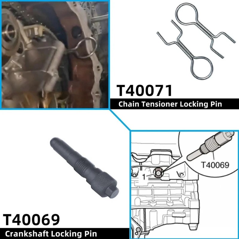 Timing Tool Kit Replacement for Audi VW 2.0 2.4 2.8 3.0T 3.2 4.2 5.2 16PC KIT gallery