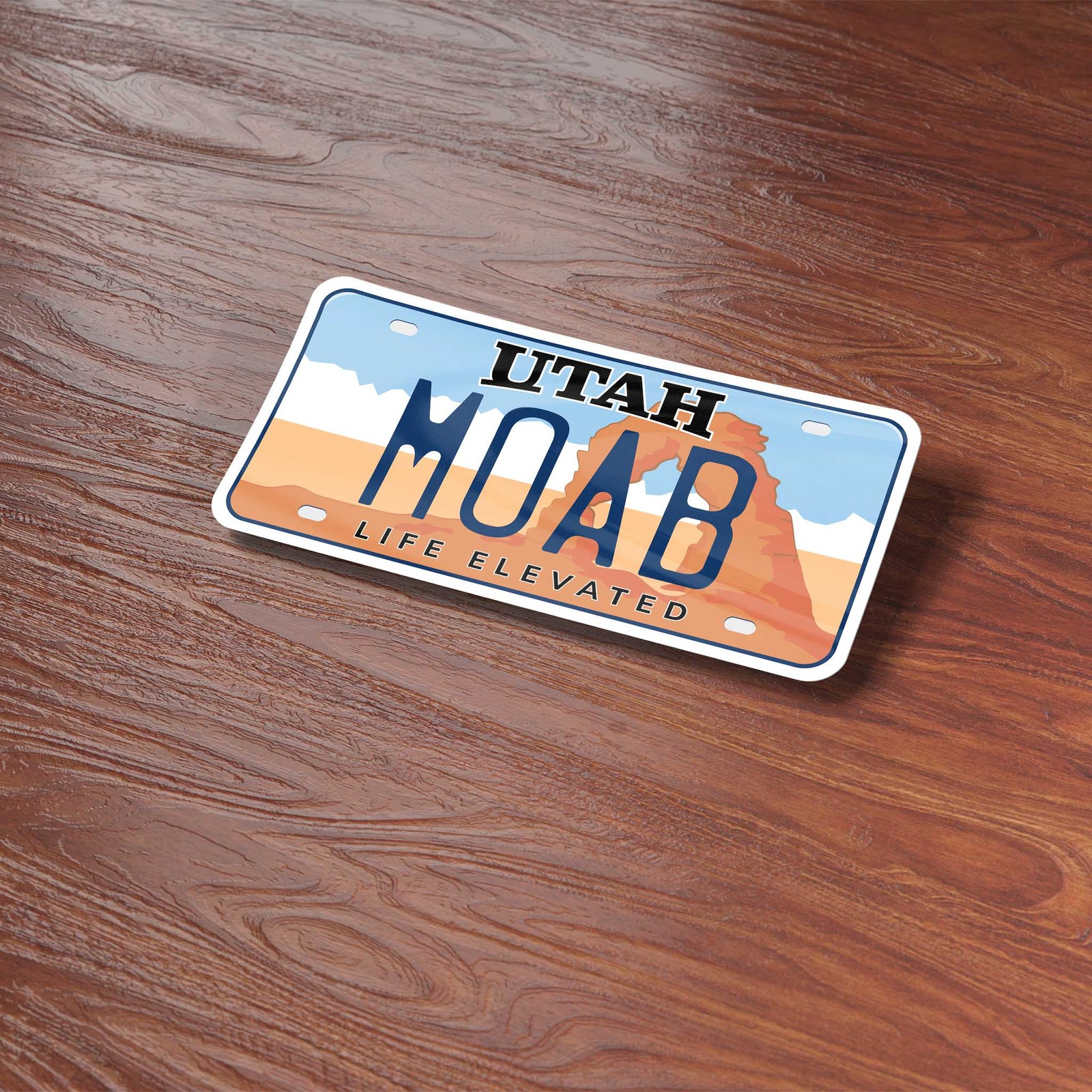 Moab Utah License Plate Sticker gallery