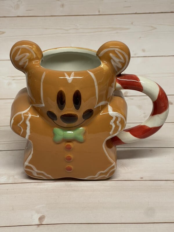 Disney Mickey & Minnie Christmas Gingerbread Hand Painted Mug Set gallery