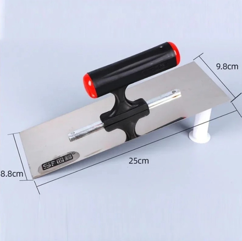 1pc Stainless Steel Plastering Trowel Cement Drywall Scraping Finishing Tool gallery