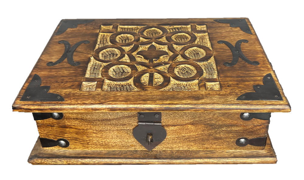 Antique Style Mango Wood Book Type Box gallery