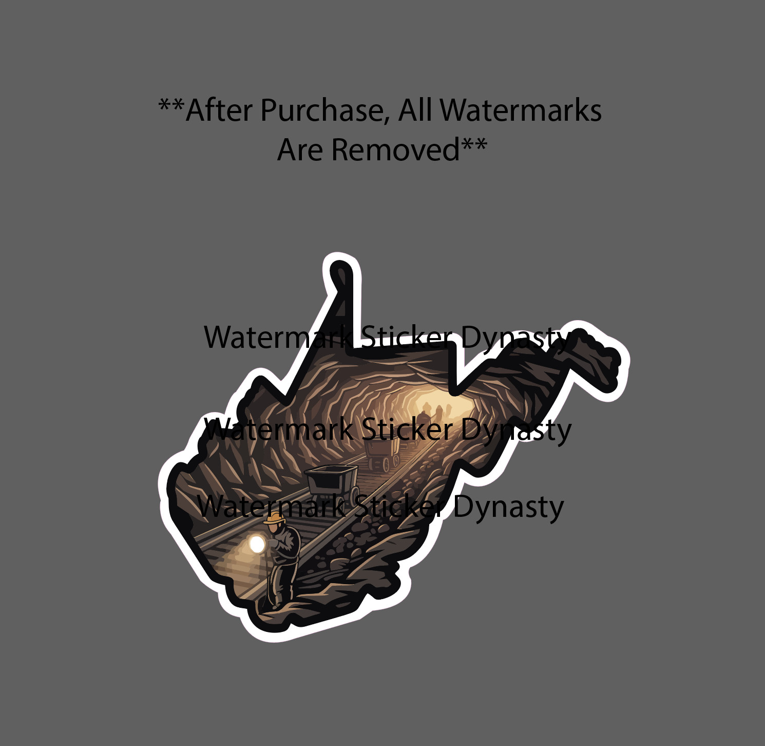 West Virginia Sticker Waterproof Decal Coal Mine Work History Mining Gift NEW gallery