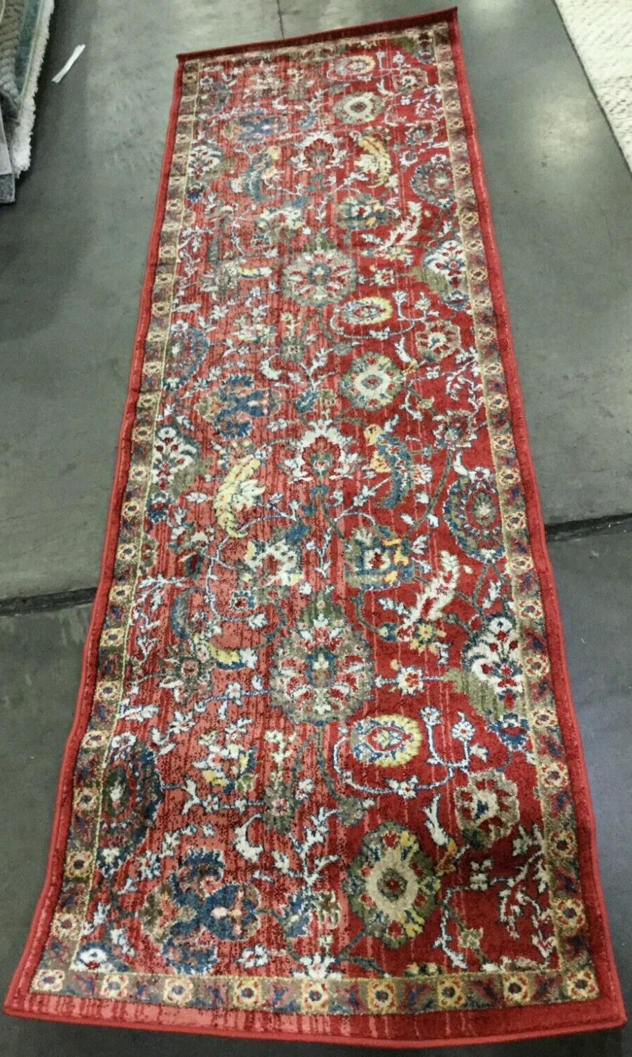RUST / IVORY 2'-6" X 8' Flaw in Rug, Reduced Price 1172661373 KSN398P-28 gallery