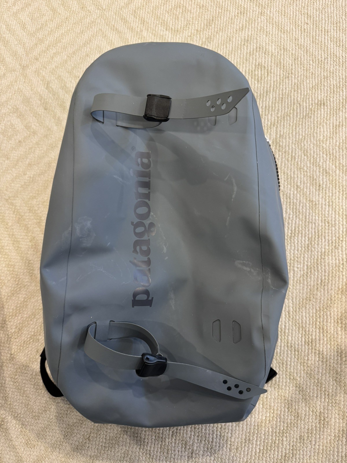 Patagonia Stormfront Pack Grey Classic Model Waterproof Backpack Nice Shape