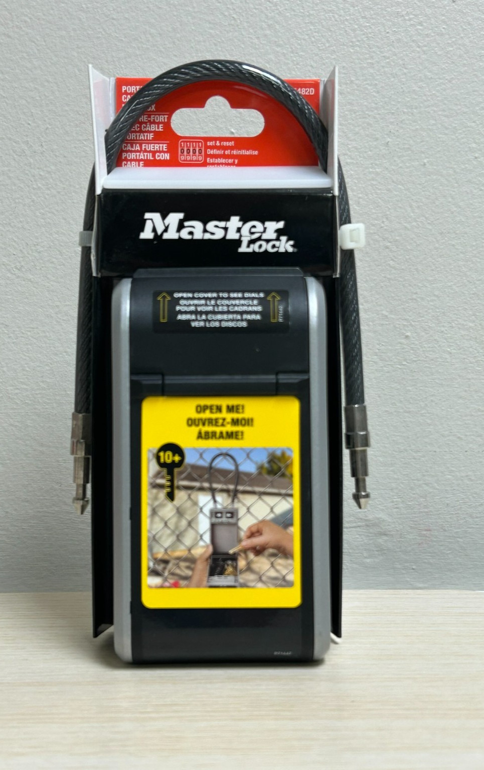 Master Lock Portable Cable Lock Box 5482D gallery