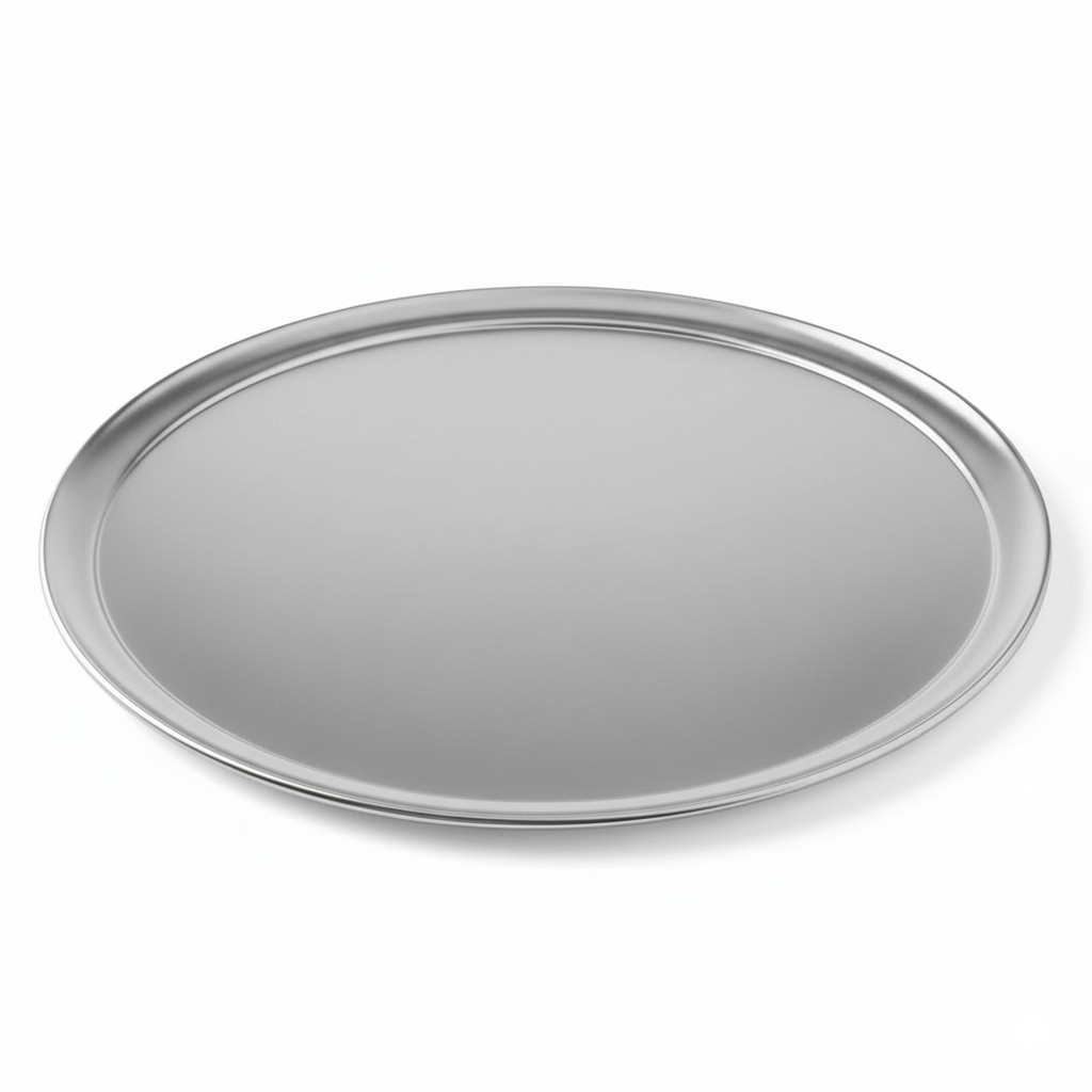 20 Inch Professional Aluminum Pizza Pan, Wide Rim, Commercial Grade Round Tray gallery