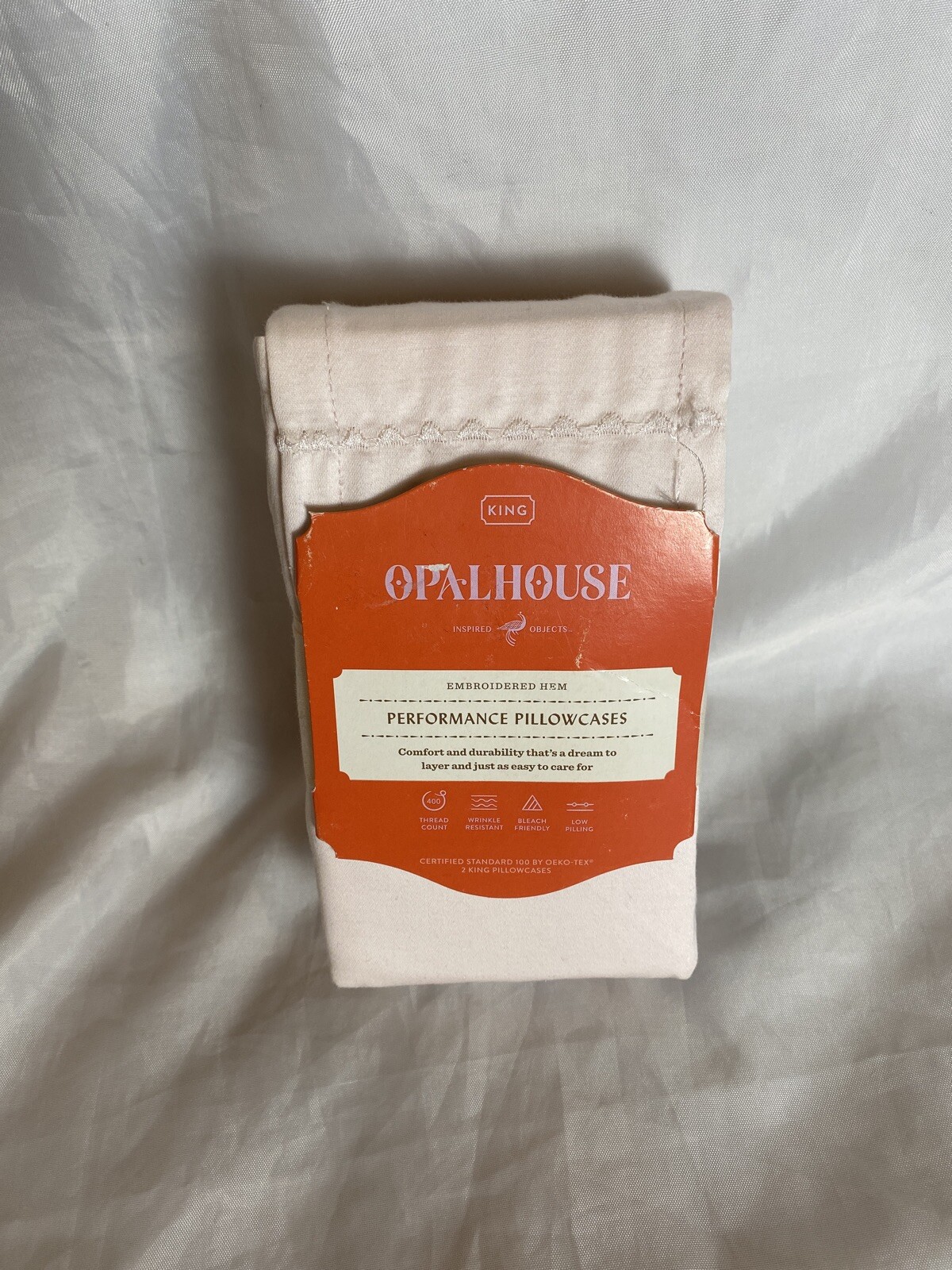 New Opalhouse Light Pink Performance Pillowcase Set King Size gallery