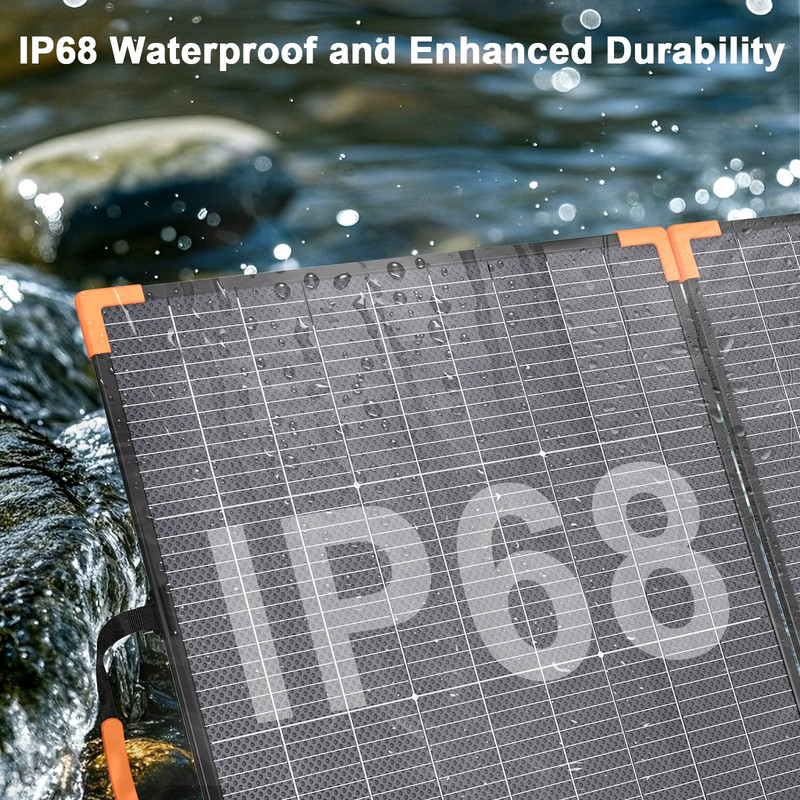 200W 100W Solar Panel Portable for Jackery Explorer 300 1000 2000 Power Stations gallery