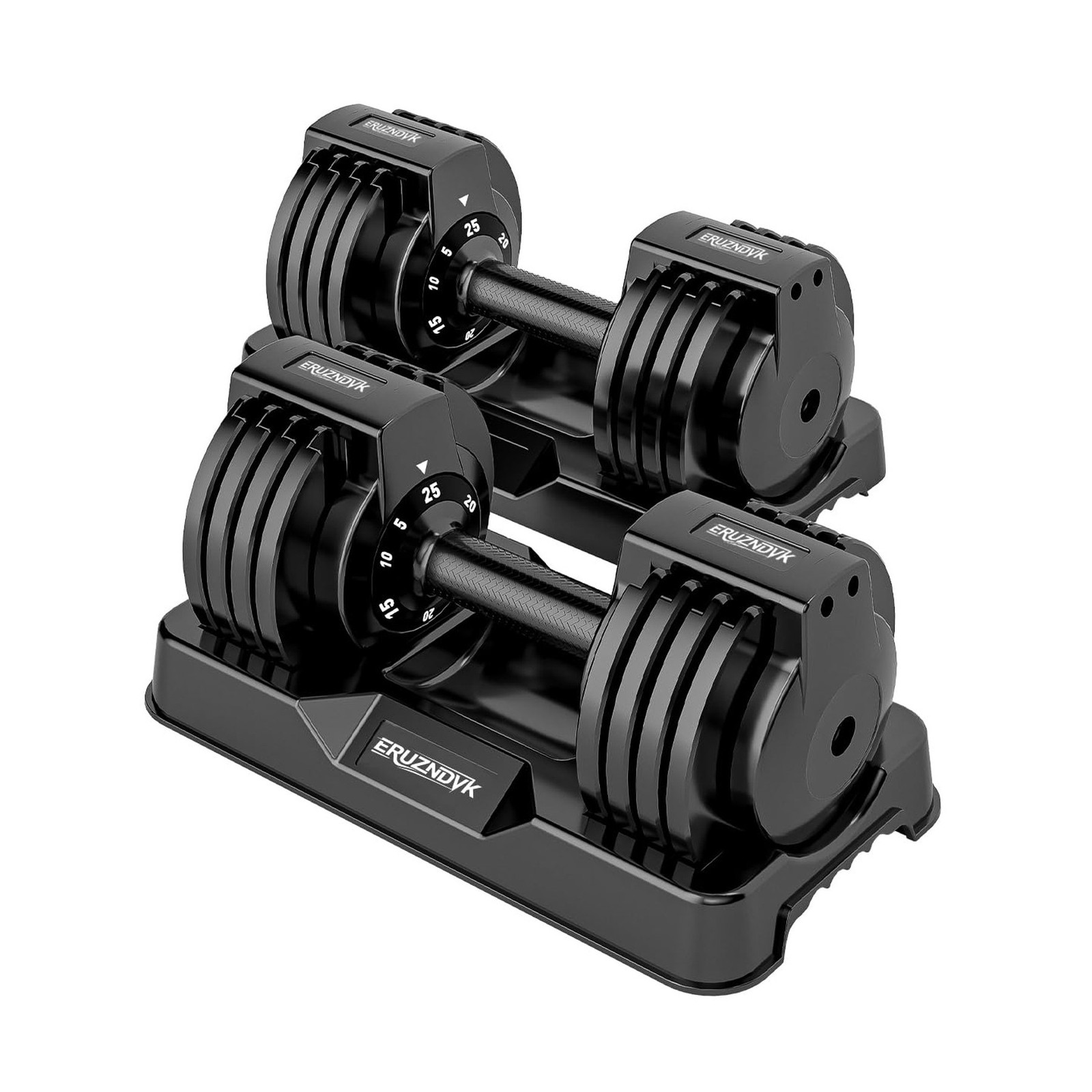 25/55lb Pair Adjustable Dumbbell Set, Adjustable Dumbbells Set of 2, 5 in 1/1... gallery