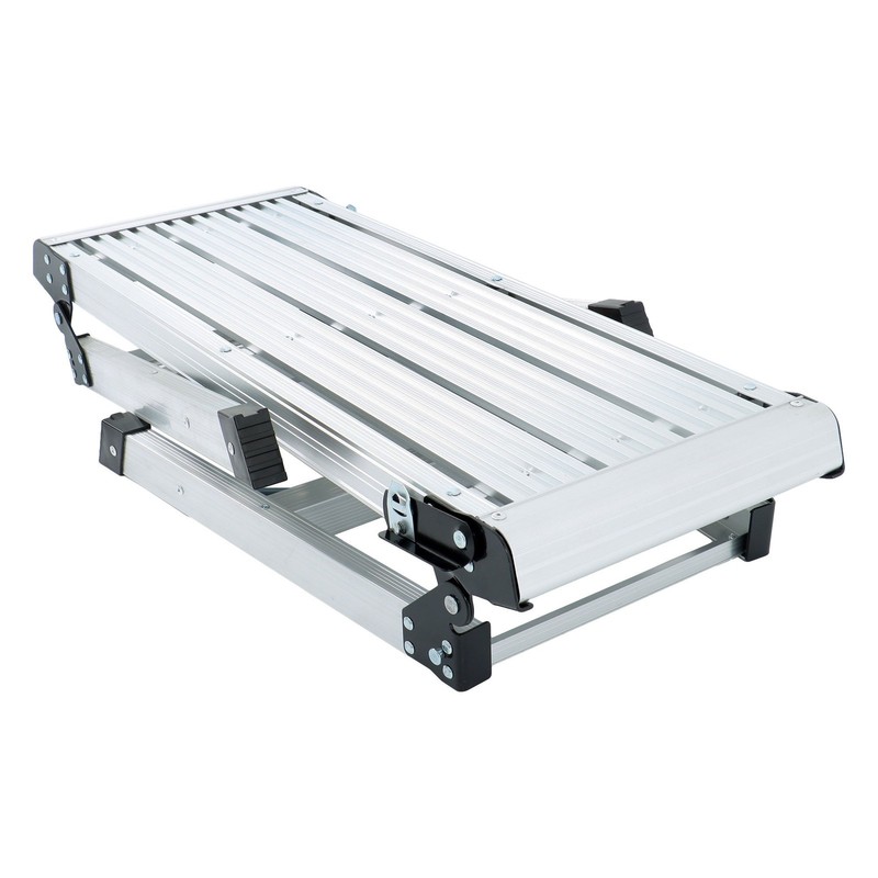 330Lbs High Quality Aluminum Step Stool Folding Work Platform Drywall Ladder gallery
