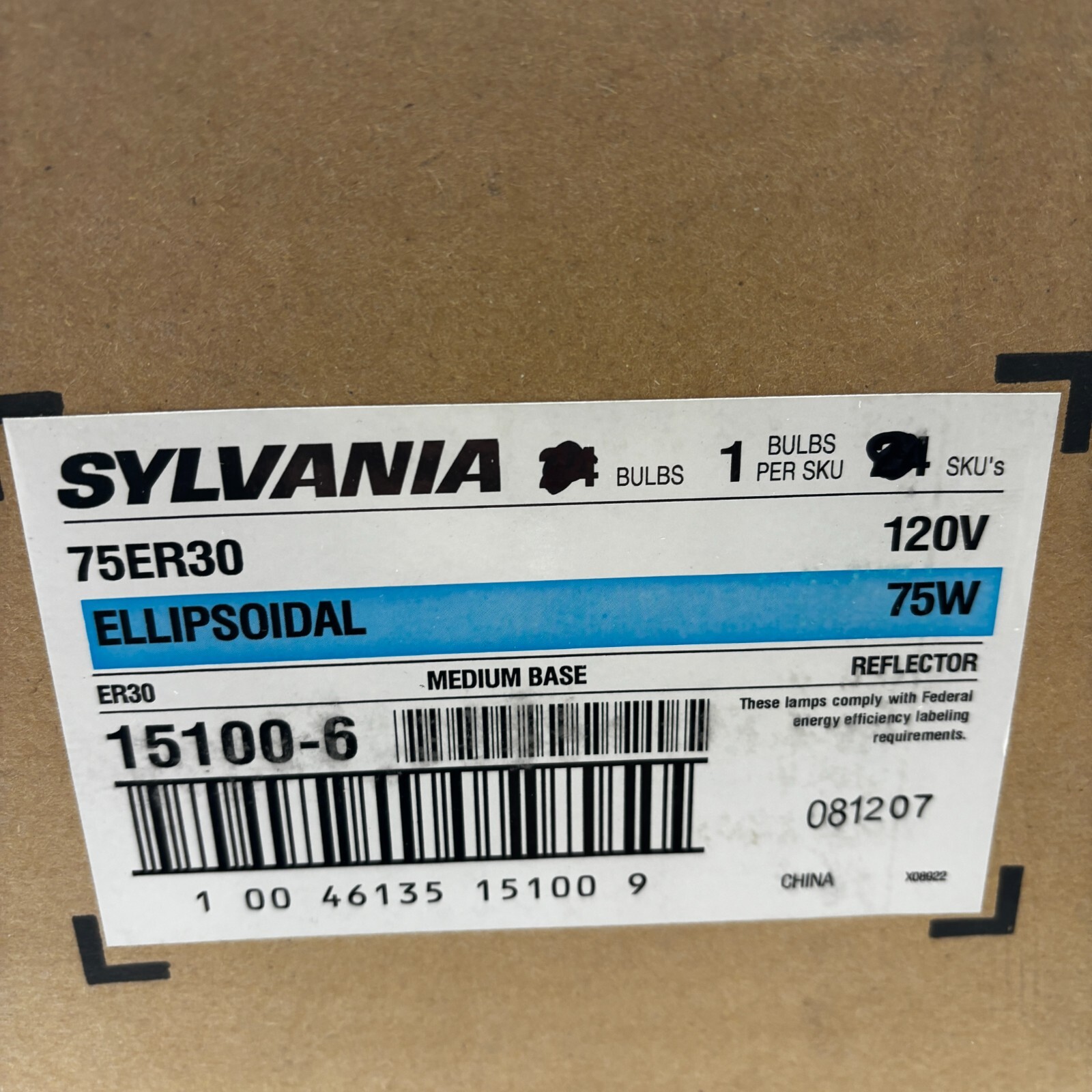 Sylvania 75ER30 Ellipsoidal Floodlight 75W Indoor Light Bulb 151006 LOT OF 2🔔 gallery