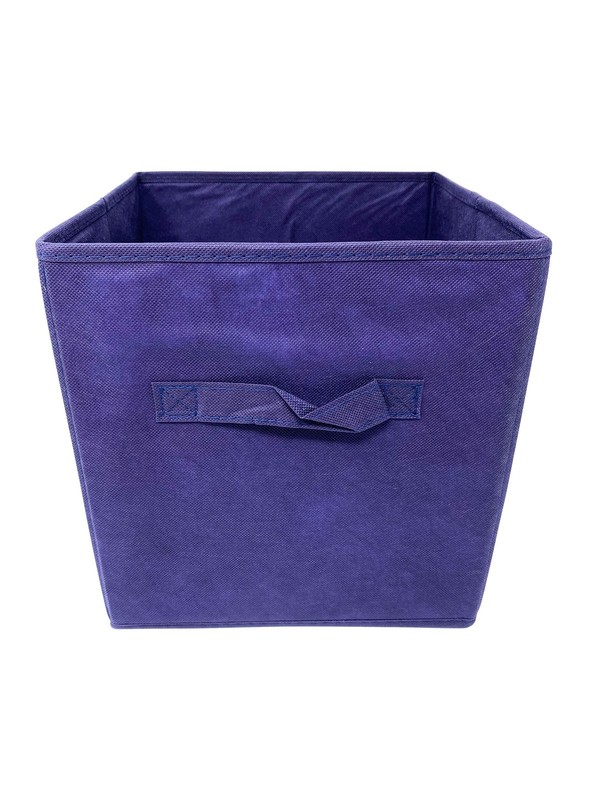 Blue 10" 6 pcs Fabric Storage Bins Box Organizer Cube Basket Container gallery
