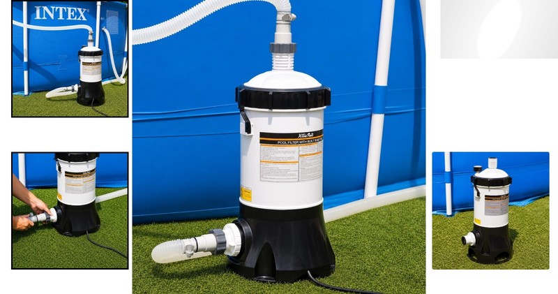 Durable Above Ground Pool Filtration System - 1.5" Fitting, 25 GPM Flow Rate gallery